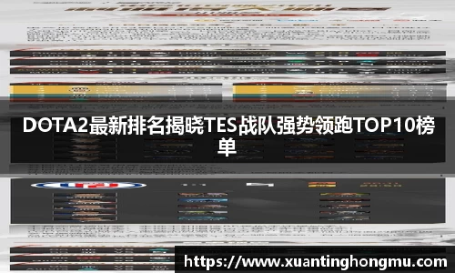 DOTA2最新排名揭晓TES战队强势领跑TOP10榜单
