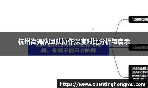 杭州街舞队团队协作深度对比分析与启示