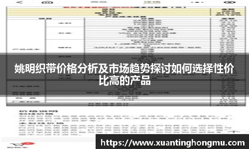 姚明织带价格分析及市场趋势探讨如何选择性价比高的产品